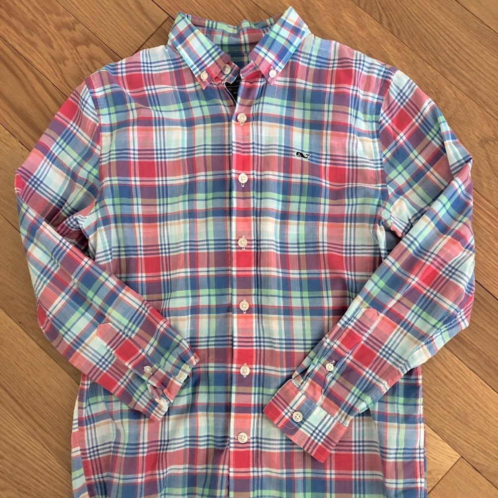 Vineyard Vines Whale Shirt 100% cotton excellent condition